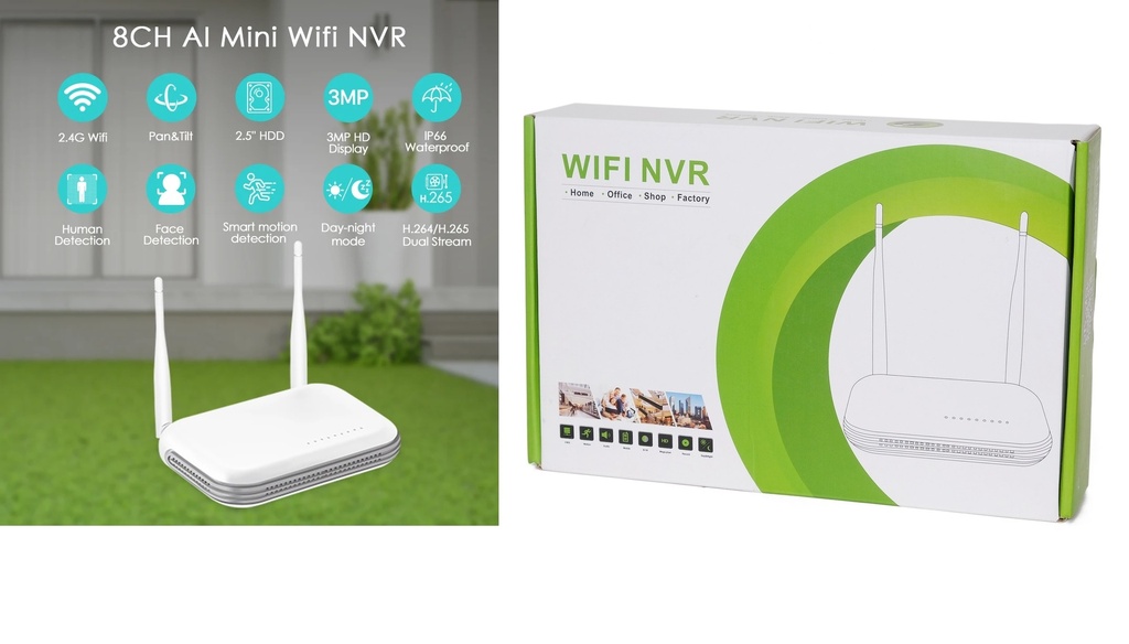 ICSEE MINI NVR WIFI  8CH