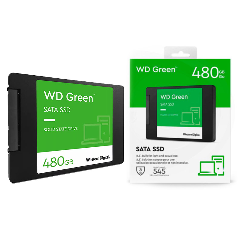 WD GREEN SSD 2.5 INT SATA 3D - 480GB