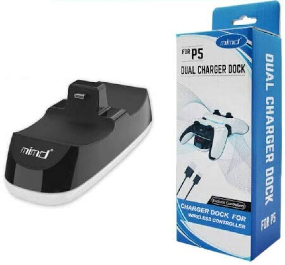 PS5 / MIMD DUAL CHARGER DOCK FOR WIRELESS CONTROLLER