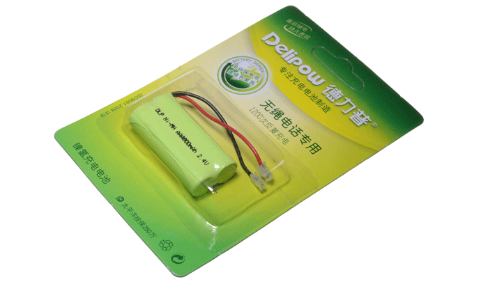 BATERIA RECARGABLE DELIPOW NI-MH 2.4V 800mAH