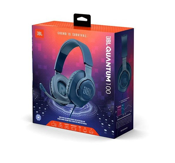 AUDIFONO JBL QUANTUM 100 - AZUL