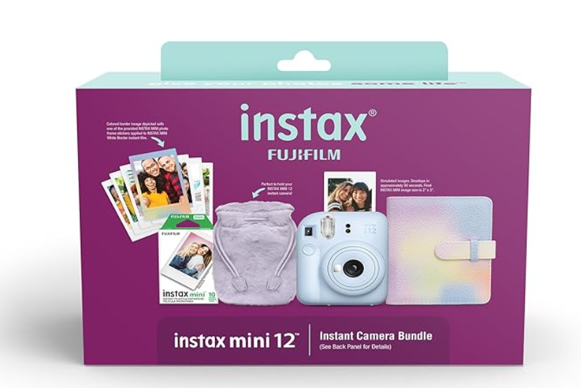 Fujifilm INSTAX Mini 12 Blue Holiday Bundle 2024