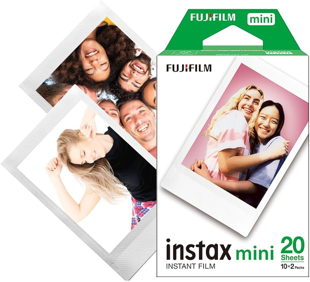 Fujifilm-película blanca para cámara de fotos instantánea