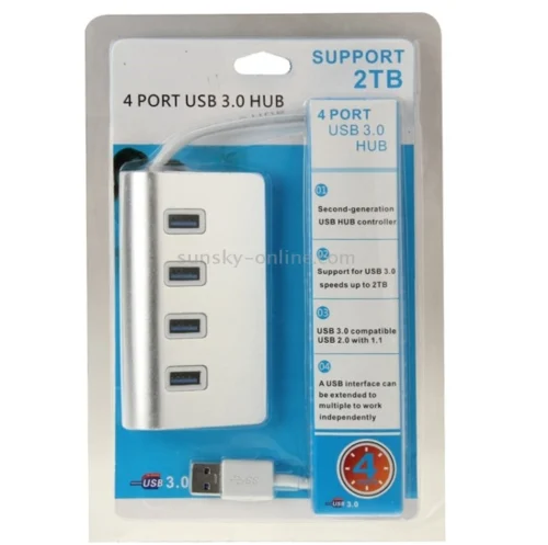 HUB SUPPORT 2TB 4 PORT USB 3.0