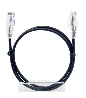 CABLE ETHERNET CAT 6A UTP BC 32AWG GY 1M