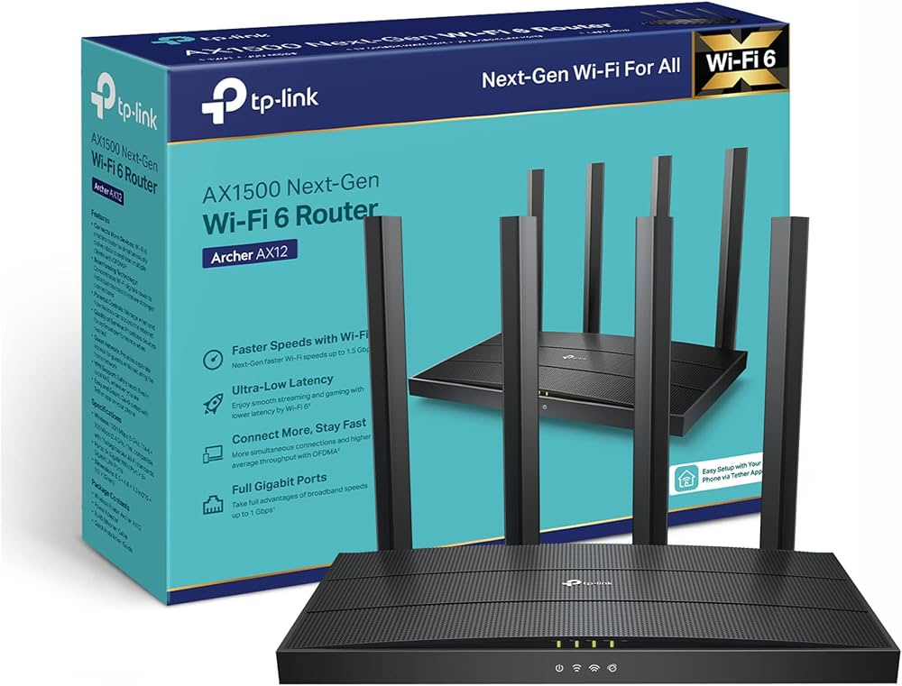 TP-LINK AX1500 NEXT GEN WIFI 6 ROUTER / ARCHER AX10