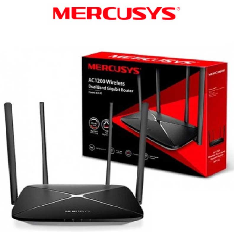 MERCUSYS AC1200 WIRELESS DUAL BAND GIGABIT ROUTER / AC12G