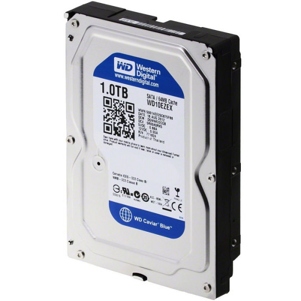 DISCO DURO SATA 64MB CASH WD BLUE WD10EZEX 1TB