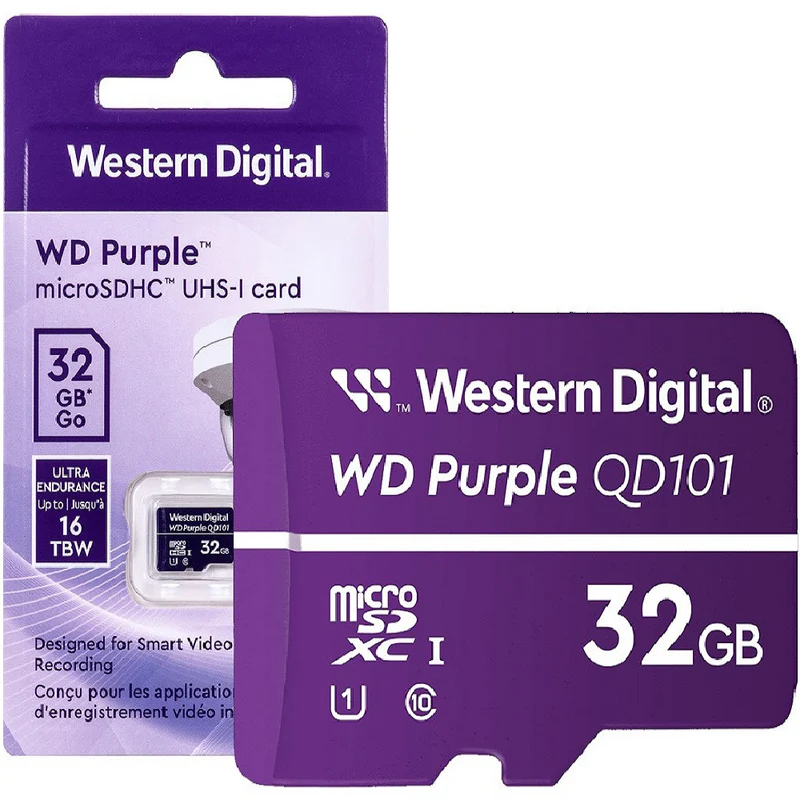 WD PURPLE MICRO SD SURVEILLANCE CLASS 10 - 32GB