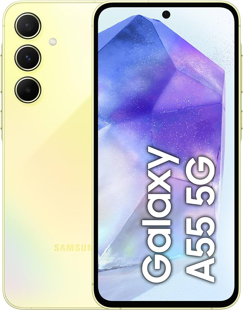 SAMSUNG GALAXY A55 5G 256GB ROM 8GB RAM - AWESOME LEMON