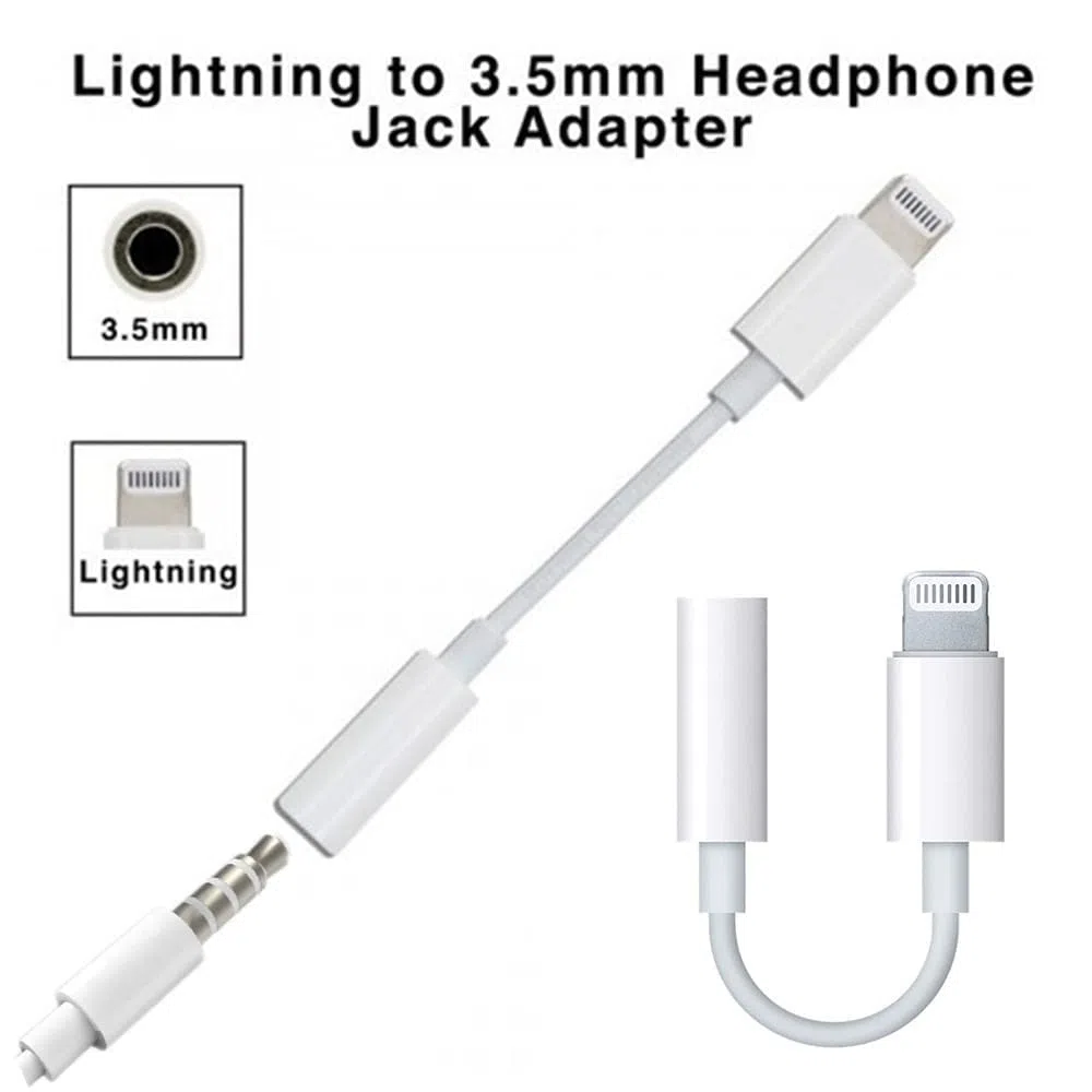 Adaptador Lightning Jack 3.5mm Para Audifonos iPhone