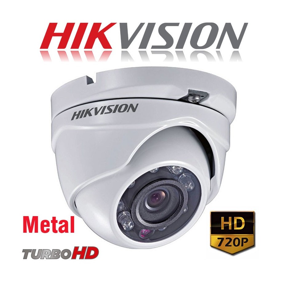 CAMARA / HIKVISION TURRET CAM DS-2CE56C0T-IRMF 720P METAL