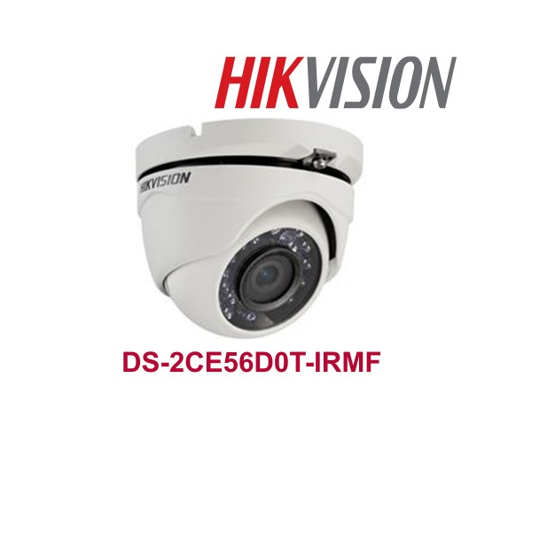 CAMARA / HIKVISION TURRET CAM DS-2CE56D0T-IRMF 1080P METAL