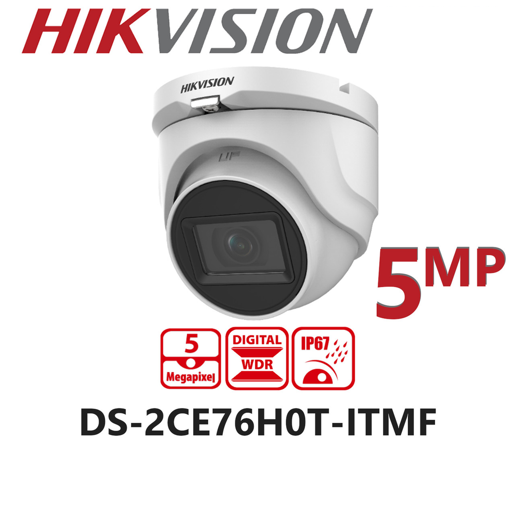 CAMARA / HIKVISION TURRET CAMERA DS-2CE76H0T-ITMF 5MP