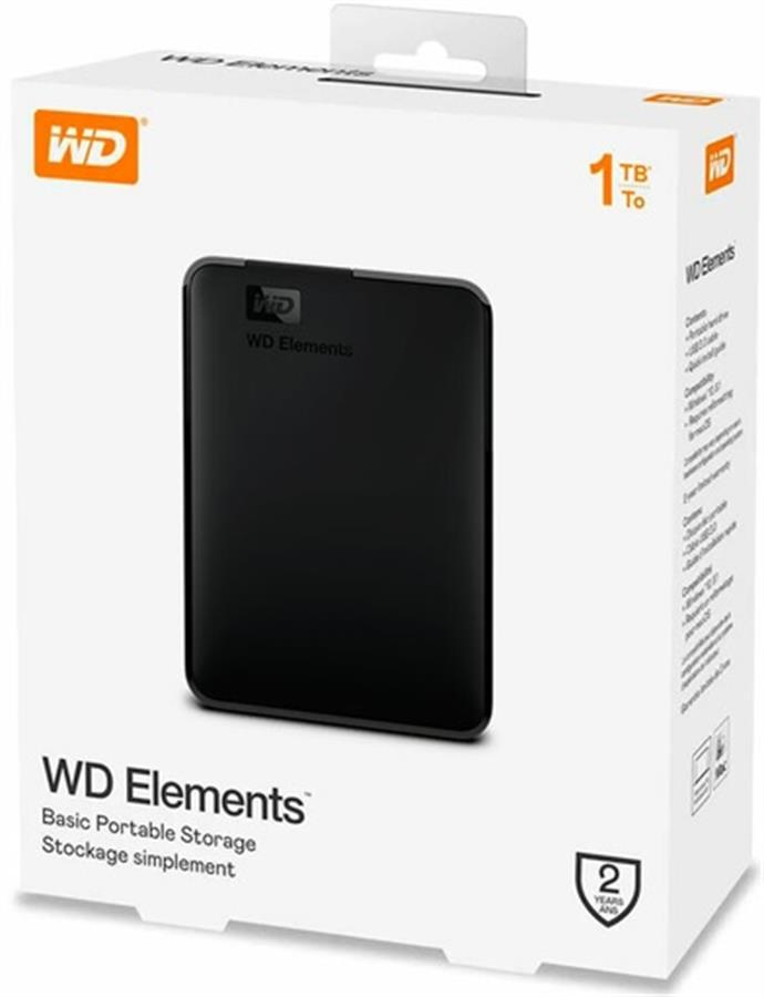 DISCO DURO EXTERNO / WD ELEMENTS PORTABLE HDD 2.5 USB 3.0 - 1T