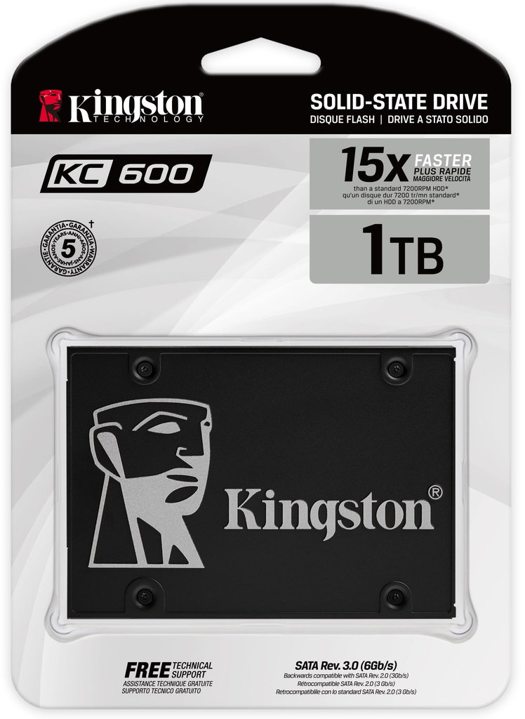 KINGSTON SSD XC600 15X FAST SATA 3 - 1TB