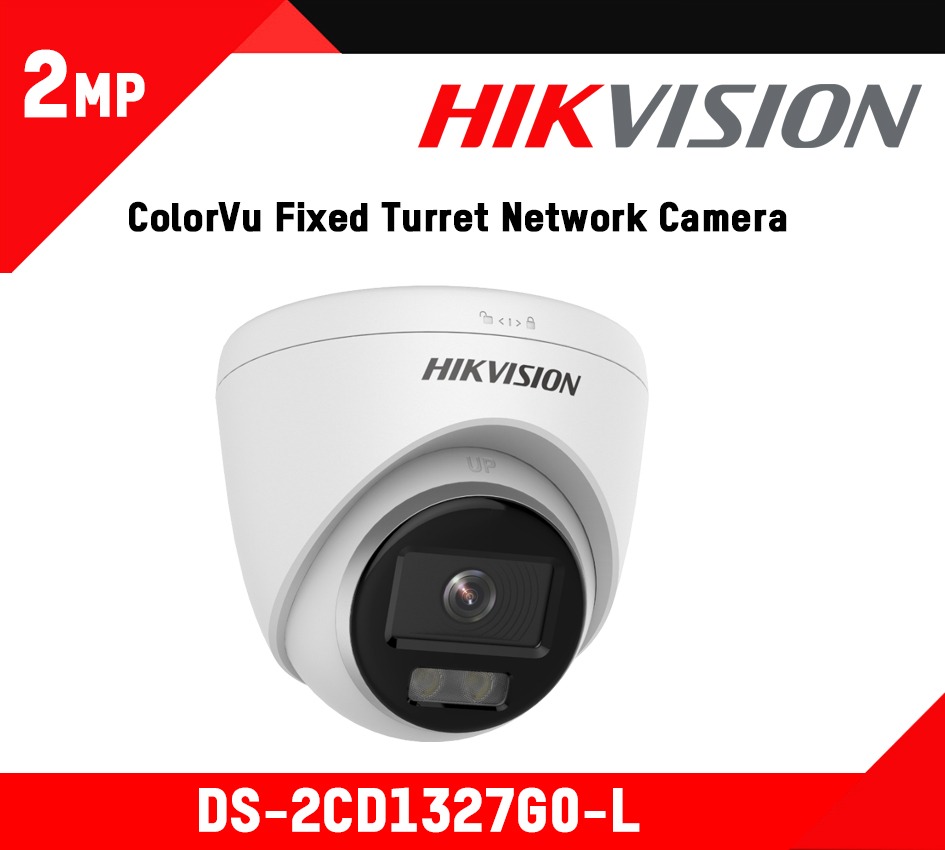 CAMARA / HIKVISION TURRET NET CAM DS-2CD1327G0-L 2.8MM 2MP