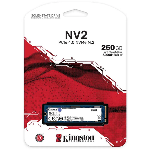 KINGSTON SSD NV2 250GB PCIe 4.0 NVMe M.2