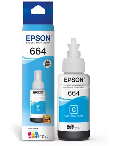 TINTA EPSON 664 CYAN