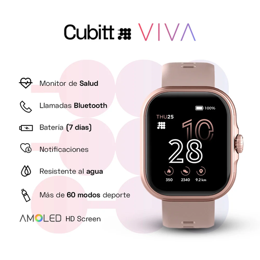 RELOJ CUBITT CT-VIVA 1 - PINK