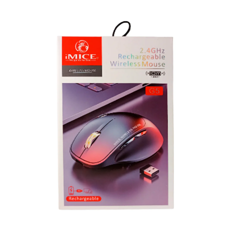 MOUSE IMICE G5 2.4 GHZ RECHARGEABLE WIRELESS