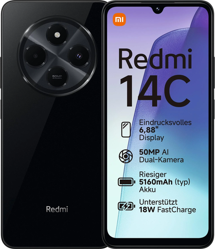 REDMI 14C 128/4GB - NEGRO