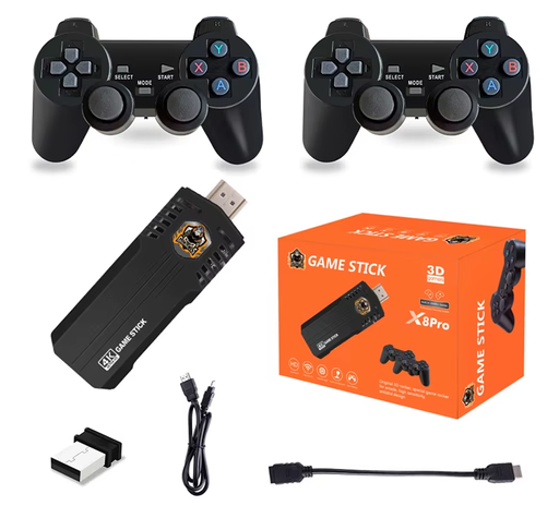 GAME STICK X8 PRO 30000 JUEGOS 3D GAMES