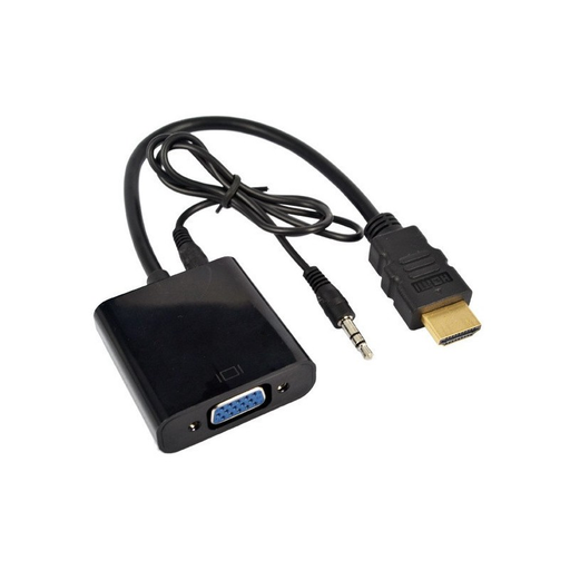 ADAPTER HDMI a VGA y C/PORT AUDIO