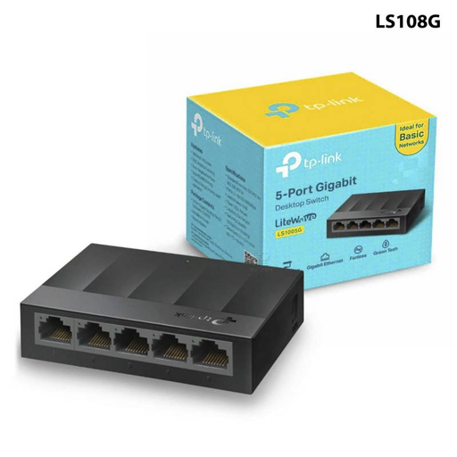 TP-LINK 5 PORT GIGABIT DESKTOP SWITCH / LS105G