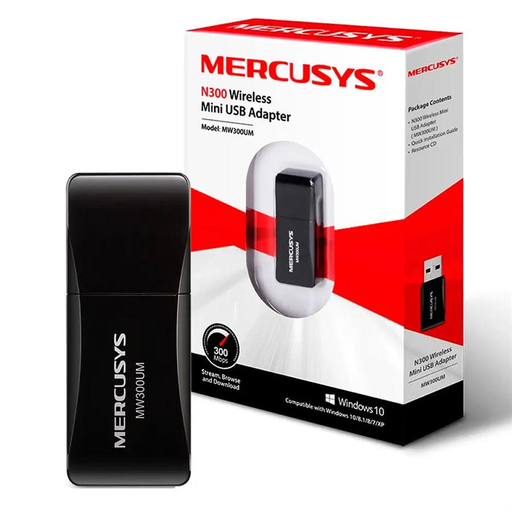 MERCUSYS N300 WIRELESS MINI USB ADAPTER / MW300UM