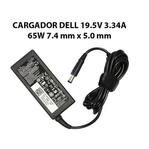 CARGADOR GENERICO PARA LAPTOP DELL 19.5V 3.34A