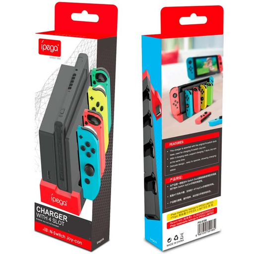 BASE DE CARGA JOY-CON NINTENDO SWITCH Ipega PG-9186