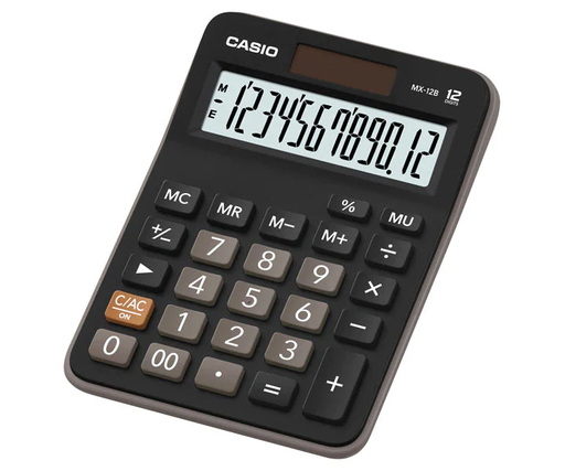 CALCULADORA CASIO DE MESA MX-12B