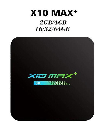 TV BOX X10 MAX PLUS 8K 4+32GB