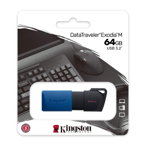 MEMORIA KINGSTON DATA TRAVELER EXODIA M  64GB USB 3.2