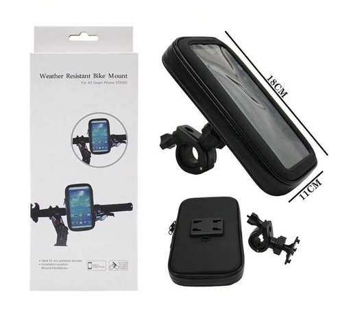 WEATHER RESISTANT BIKE MOUNT PHONE HOLDER