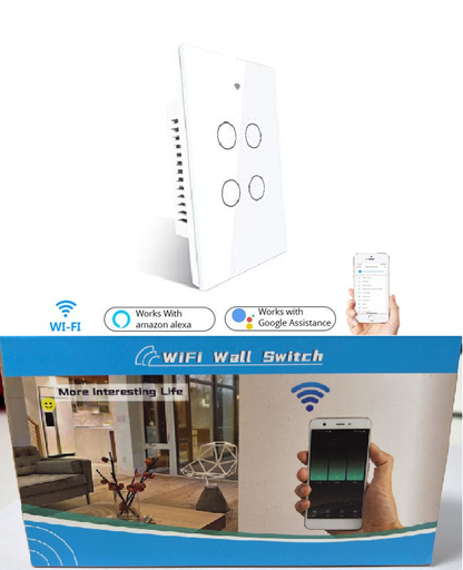 SMART SWITCH / WIFI WALL SWITCH 4 GANG