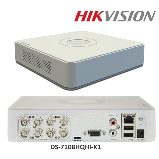 HIKVISION DVR 7100 DS-7108HQHI-K1 10809 UP TO 4MP 8CH