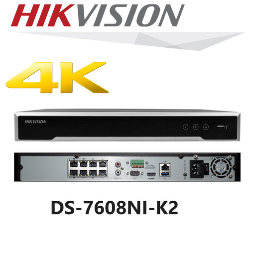 HIKVISION NVR DS-7608NI-7216HQHI-M2/S 4MP 16CH