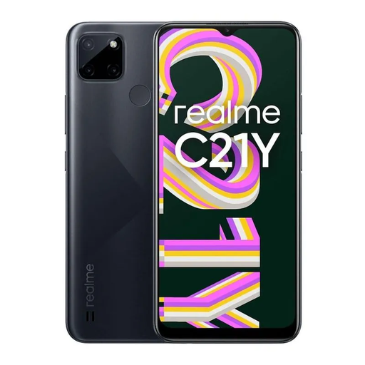 REALME C21Y - 64GB ROM 4GB RAM - CROSS BLACK