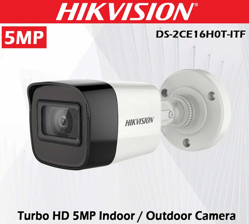 CAMARA / HIKVISION BULLET CAMERA DS-2CE16H0T-ITF 5MP METAL