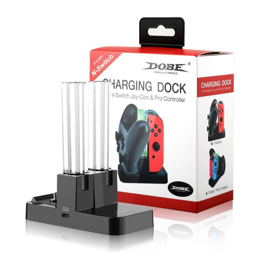 DOBE CHARGING DOCK FOR NINTENDO SWITCH JOY PAD & PRO CONTROLLER