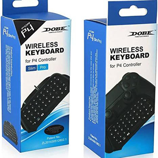 PS4 - DOBE WIRELESS KEYBOARD FOR PS4 CONTROLLER SLIM / PRO