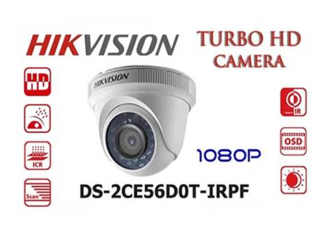 CAMARA / HIKVISION TURRET CAM DS-2CE56D0T-IRPF 1080P PLASTI