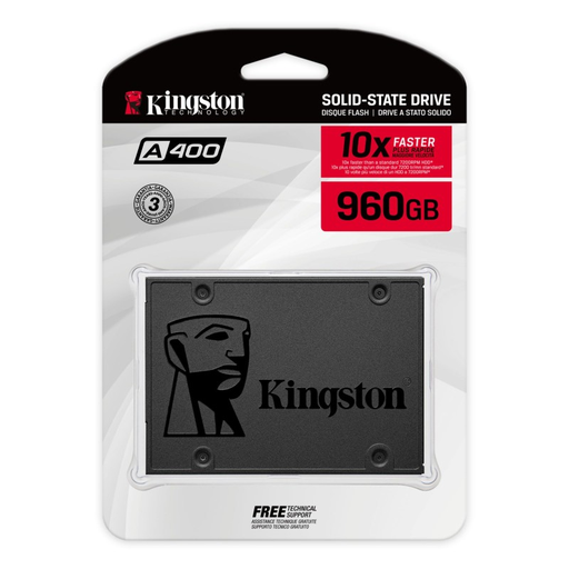 KINGSTON SSD A400 10X FASTER SATA 3 - 960GB