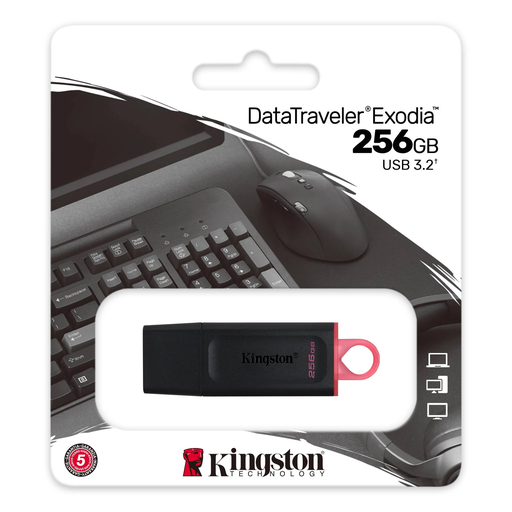 MEMORIA KINGSTON DATA TRAVELER EXODIA 256GB USB 3.2