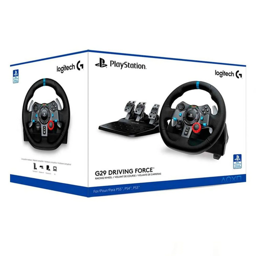 LOGITECH G29 VOLANTE Y PEDALES PARA PS3/PS4/PS5/PC